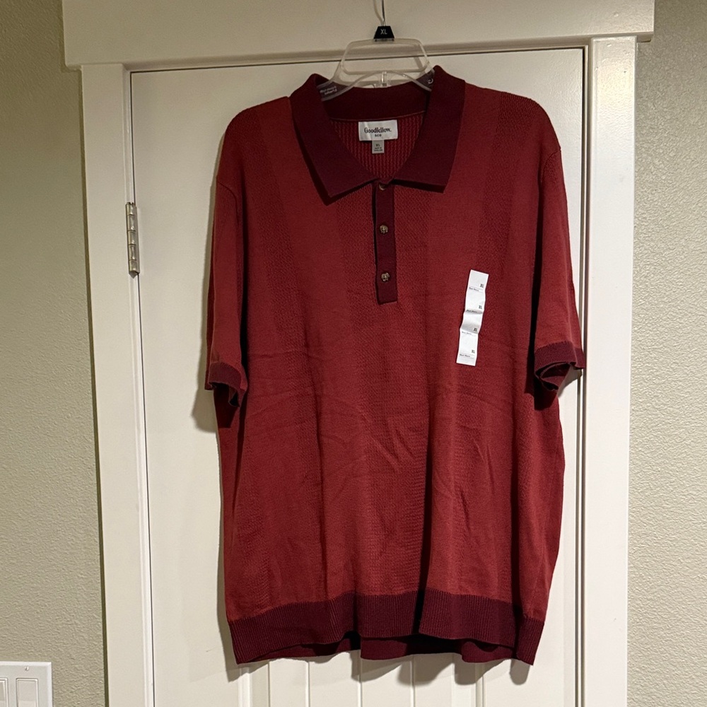 Goodfellow & Co Maroon Polo Shirt
